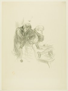 Modlitba polských Židů z Au Pied du Sinaï od Henri de Toulouse-Lautrec