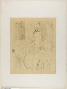 Yvette Guilbert — Menilmontant de Bruant, od Yvette Guilbert od Henri de Toulouse-Lautrec