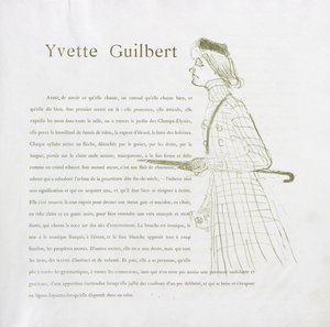 Yvette Guilbert-Francouzská řada: č. 1