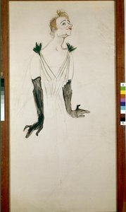 Yvette Guilbert von Henri de Toulouse Lautrec