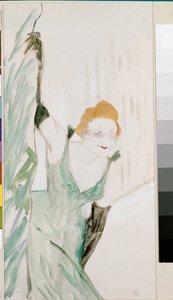 Yvette Guilbert begrüßt das Publikum von Henri de Toulouse Lautrec