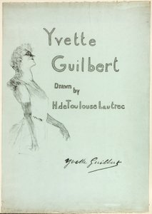 Yvette Guilbert na jevišti, od Yvette Guilbert od Henri de Toulouse-Lautrec