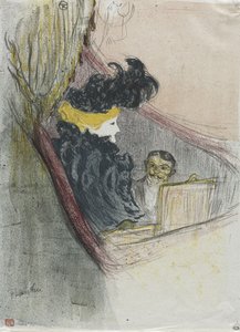 Knížecí idyla, Clara Ward, 1897 od Henri de Toulouse Lautrec