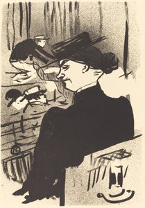 Divák od Henri de Toulouse Lautrec
