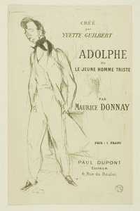 Adolf — Smutný mladý muž od Henri de Toulouse Lautrec