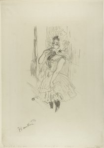 Anna Held ve filmu Všechny tyto dámy v divadle od Henri de Toulouse Lautrec