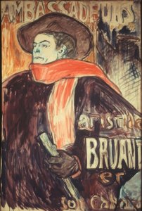 Aristide Bruant vyslancům od Henri de Toulouse Lautrec