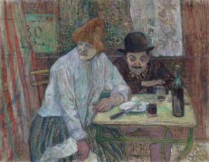 V kavárně La Mie od Henri de Toulouse-Lautrec