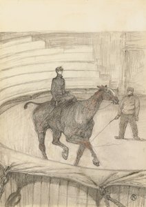 V cirkuse: zkouška; Au Cirque: Travail de Repetition, 1899 od Henri de Toulouse Lautrec