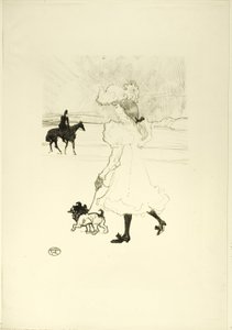V lesích od Henri de Toulouse Lautrec