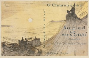 Na úpatí Sinaje: Obálka od Henri de Toulouse-Lautrec