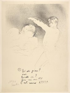 U odrůd, slečno Lender a Brasseur od Henri de Toulouse-Lautrec