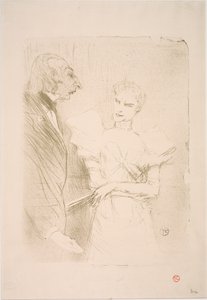 Brandès a Leloir, v Cabotins od Henri de Toulouse-Lautrec
