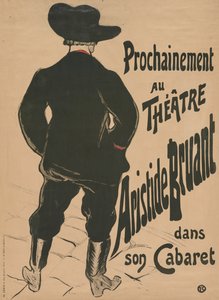 Bruant au Mirliton, 1894. od Henri de Toulouse Lautrec