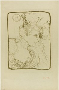 Büste von Mademoiselle Marcelle Lender von Henri de Toulouse-Lautrec