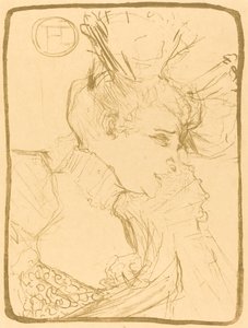 Busta Mlle. Marcelle Lender (Mlle. Marcelle Lender, busta) od Henri de Toulouse Lautrec