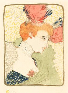 Busta Mlle. Marcelle Lender (Mlle. Marcelle Lender, busta) od Henri de Toulouse Lautrec