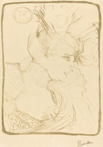 Busta Mlle. Marcelle Lender Mlle. Marcelle Lender, busta, 1895. od Henri de Toulouse Lautrec