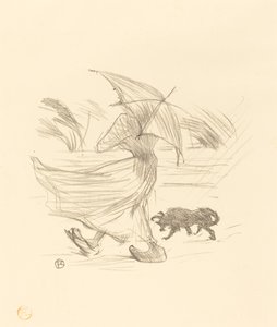 co říká déšť od Henri de Toulouse Lautrec