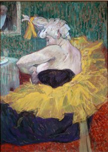 Cha-U-Kao in der Umkleidekabine von Henri de Toulouse Lautrec