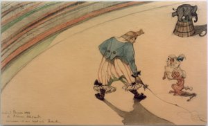 Trenér klaunů od Henri de Toulouse Lautrec