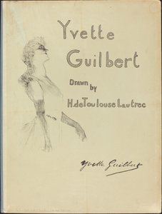 Obálka, Yvette Guilbert od Henri de Toulouse Lautrec