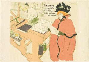 Obálka původního tisku Obálka původního tisku, 1893. od Henri de Toulouse Lautrec