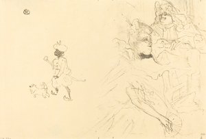 Obálka příkladu zamilované Ninon de Lenclos, 1897. od Henri de Toulouse Lautrec