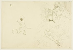 Obálka knihy Příklad zamilované Ninon de Lenclos od Henri de Toulouse-Lautrec