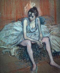 Sedící tanečník od Henri de Toulouse Lautrec