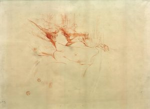 Spánek od Henri de Toulouse Lautrec