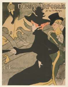 Japonská pohovka od Henri de Toulouse-Lautrec