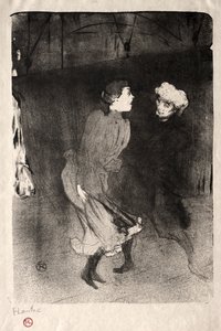 Emilienne dAlecon a Mariquita z Follies-Bergère, 1893. od Henri de Toulouse Lautrec