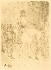 Vchod do Brasseur v "Chilperic" od Henri de Toulouse Lautrec