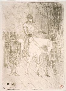 Vchod do Brasseur, v Chilpéric od Henri de Toulouse-Lautrec