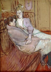 Studie pro dva přátele od Henri de Toulouse Lautrec