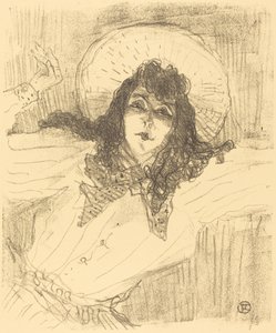 Eva Lavallierová od Henri de Toulouse Lautrec