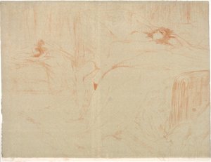 Žena na zádech, únava od Henri de Toulouse Lautrec