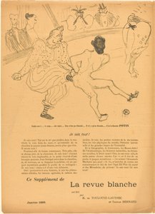 Footit a Chocolat (Footit et Chocolat) [levý obdélník] od Henri de Toulouse Lautrec