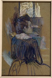 Frau am Fenster von Henri de Toulouse Lautrec