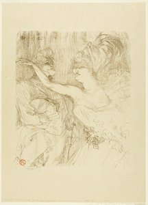 Guy a Mealy v "Paris qui Marche od Henri de Toulouse-Lautrec