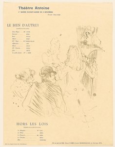 Pocta Molierovi od Henri de Toulouse Lautrec