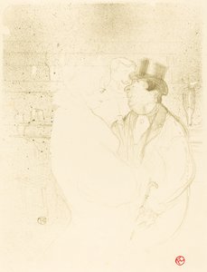 Ida Heath v baru (Ida Heath au bar) od Henri de Toulouse Lautrec