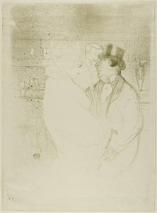 Ida Heath an der Bar von Henri de Toulouse-Lautrec