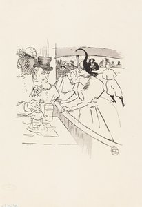 V bruslařské profesionální kráse, 1895. od Henri de Toulouse Lautrec