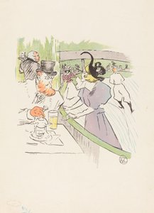 In der Schlittschuhbahn von Henri de Toulouse Lautrec