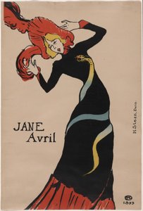 Jane Avril od Henri de Toulouse Lautrec