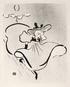 Jane Avril, 1893. od Henri de Toulouse Lautrec