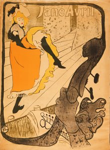 Jane Avril, 1893 od Henri de Toulouse Lautrec