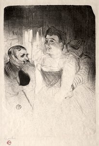 Judic v Loge od Henri de Toulouse Lautrec